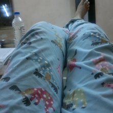 When you wear pretty jammies and you're bored of studying!